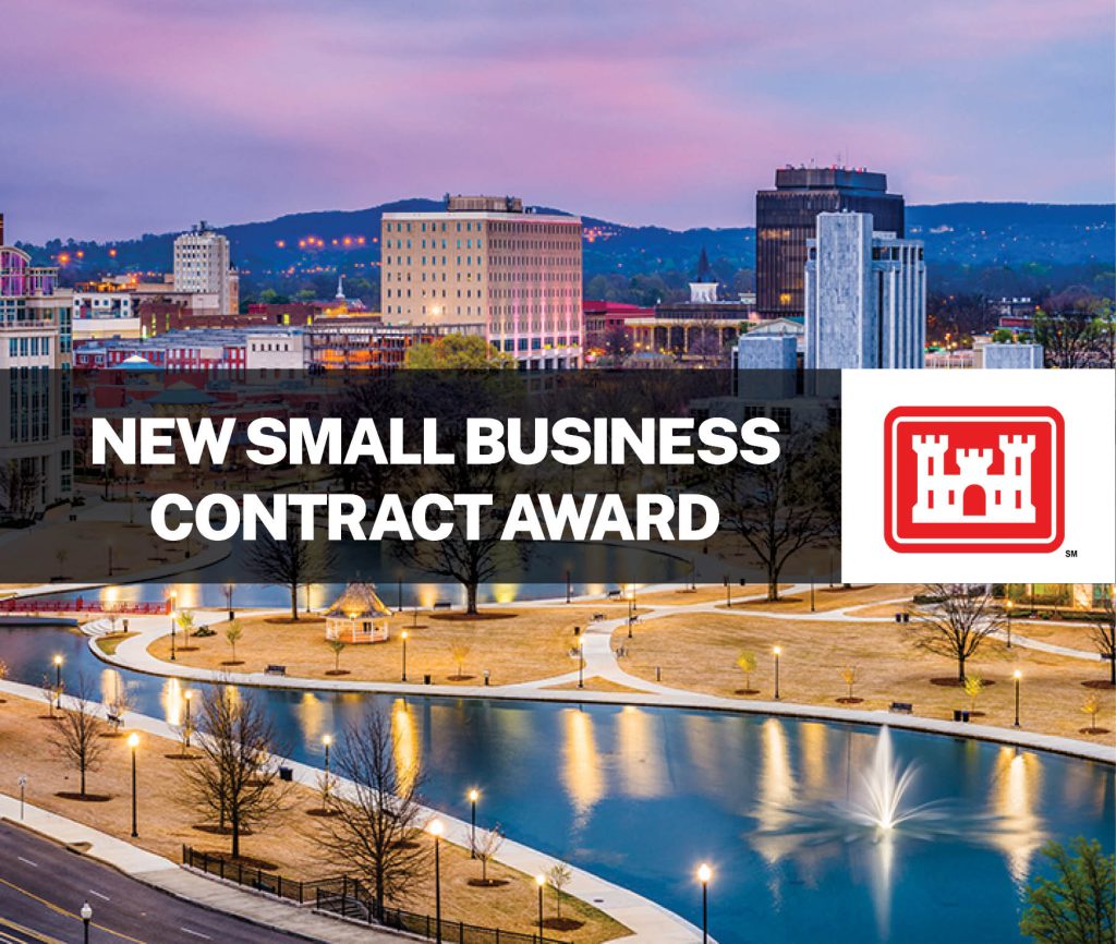 NEW SMALL BUSINESS CONTRACT AWARD FROM THE HUNTSVILLE CENTER CORPS OF ENGINEERS